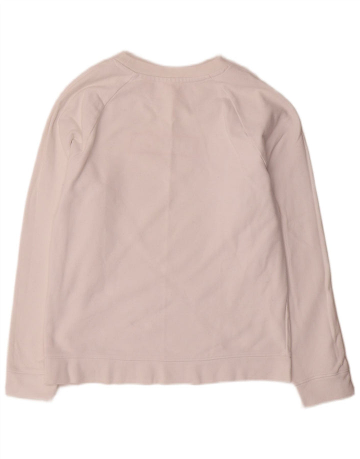 Levi's Womens Graphic Oversized Sweatshirt Jumper UK 6 XS White