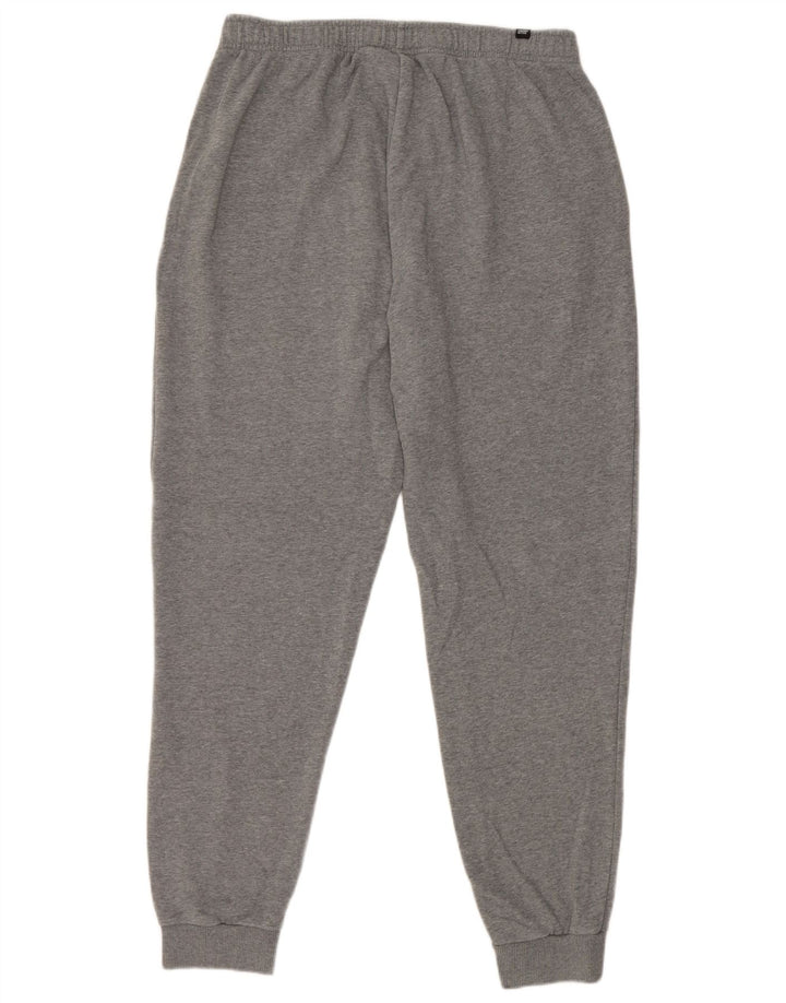 Puma Mens Graphic Tracksuit Trousers Joggers Large Grey