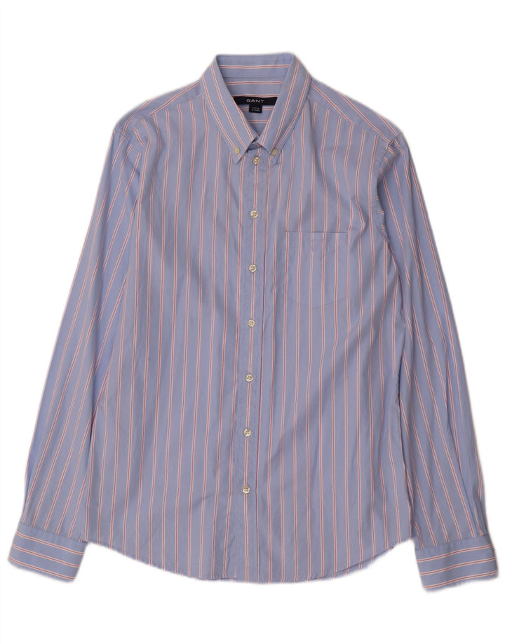 Gant Boys Shirt 14-15 Years Blue Striped Cotton