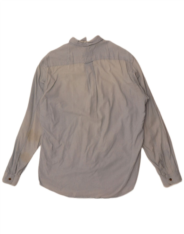 Valentino Mens Shirt Size 39 Medium Blue