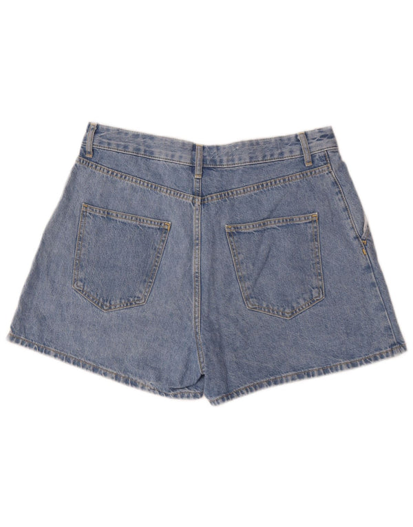 Zara Womens Denim Shorts Medium W30 Blue Cotton