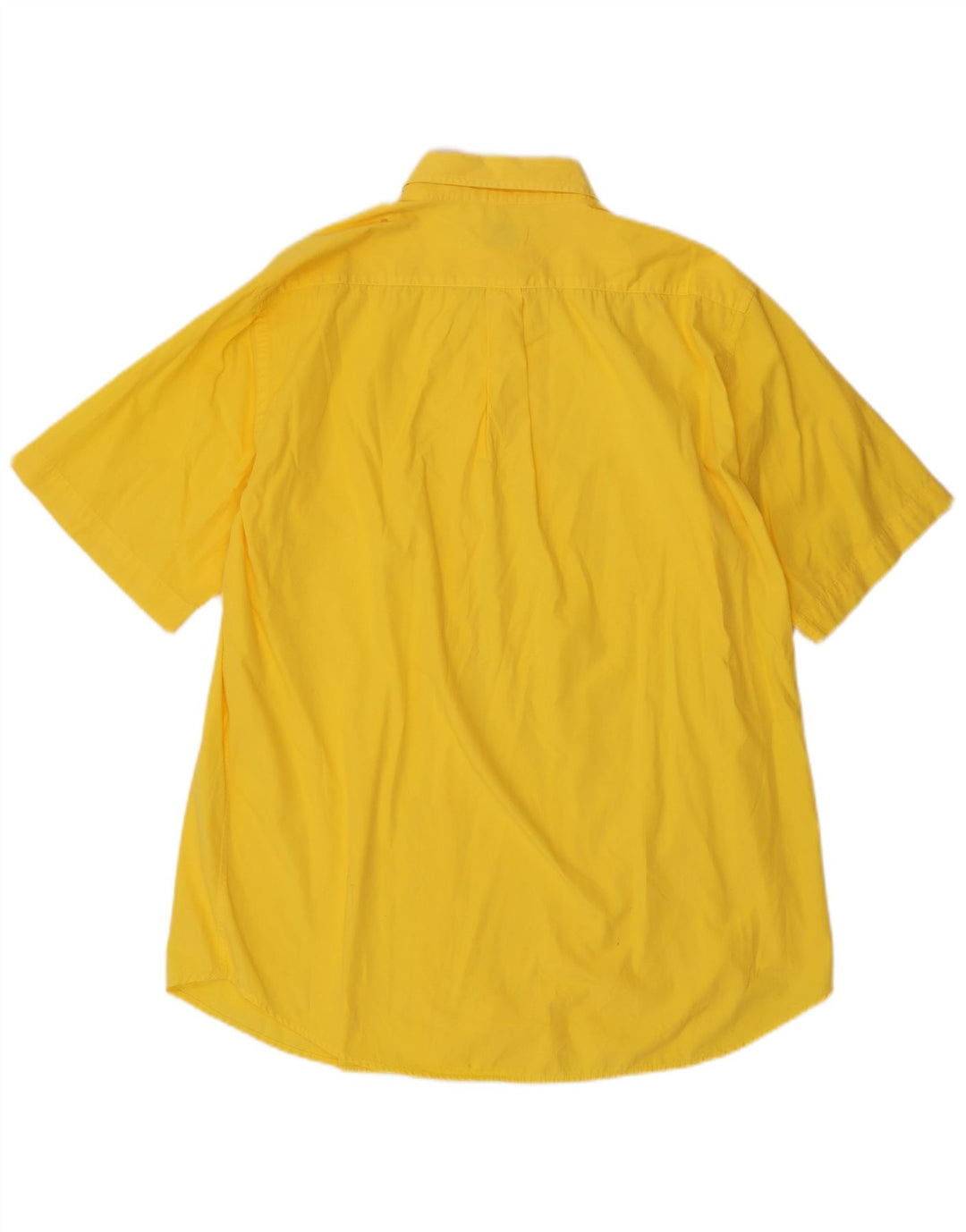 Benetton Mens Shirt XL Yellow