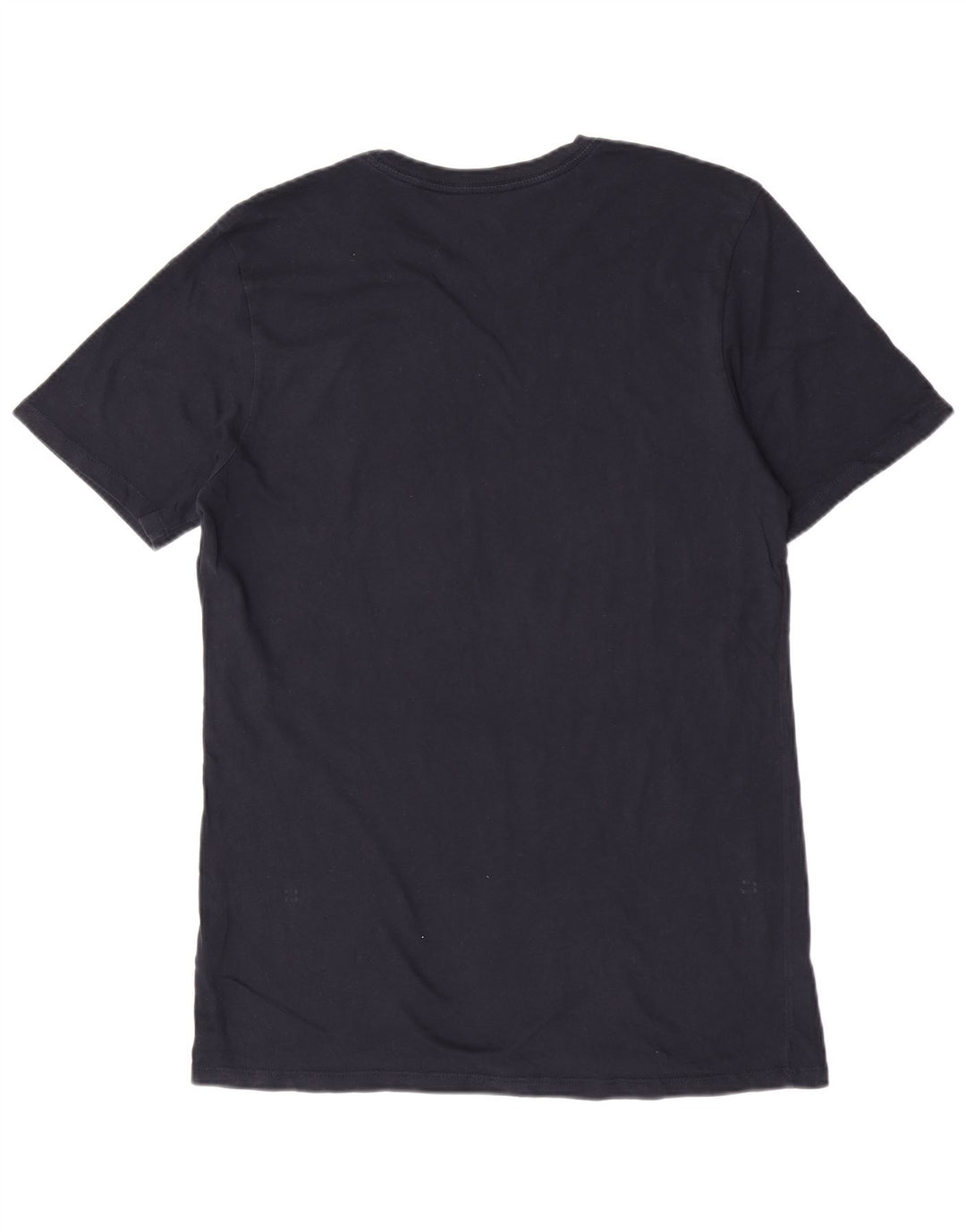 Nike Mens Athletic Cut T-Shirt Top Medium Navy Blue Cotton