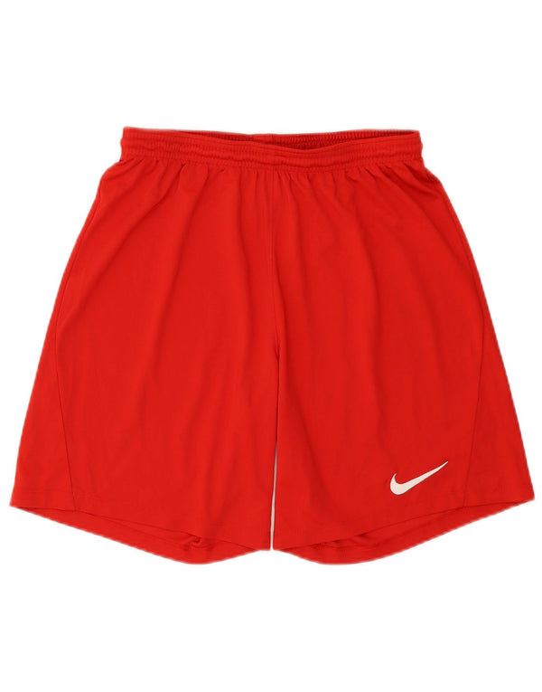 Nike Mens Dri Fit Slim Sport Shorts Large Red Polyester