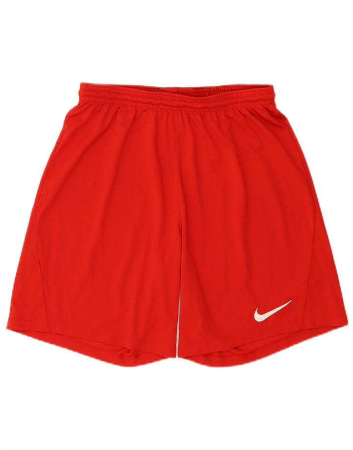 Nike Mens Dri Fit Slim Sport Shorts Large Red Polyester