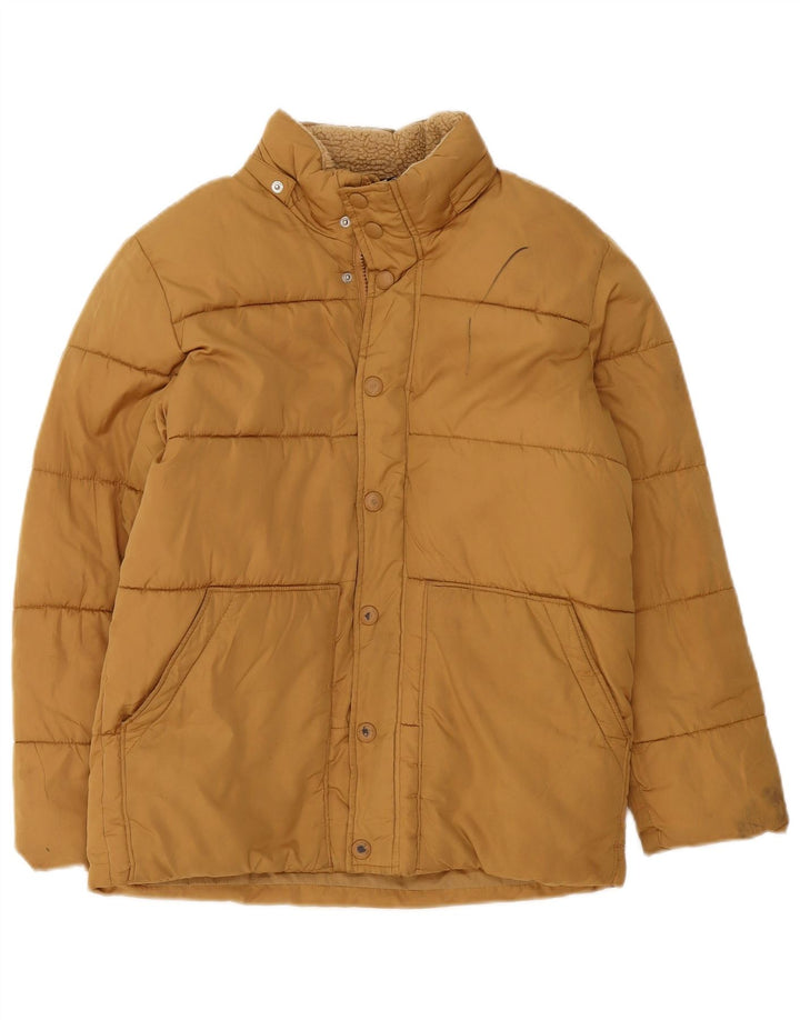Gap Boys Padded Jacket 12-13 Years XL Beige Polyester