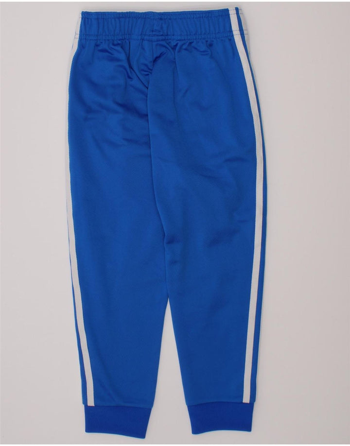 Adidas Boys Joggers Tracksuit Trousers 5-6 Years  Blue Polyester