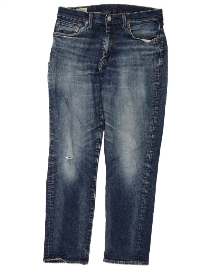 Levi's Mens Slim Jeans W32 L30 Blue Cotton