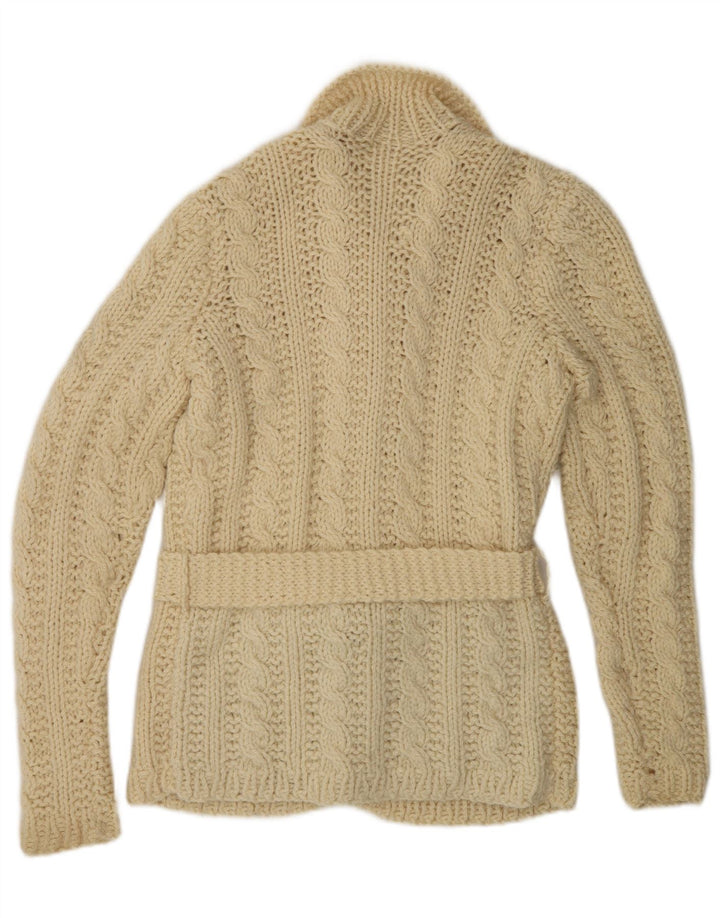 Vintage Womens Cardigan Sweater UK 12 Medium Off White