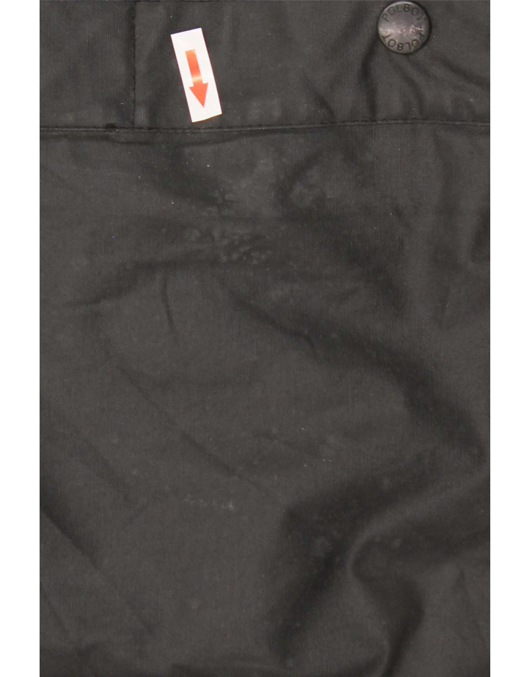 Polbot Mens Waxed Cotton Jacket UK 42 XL Black