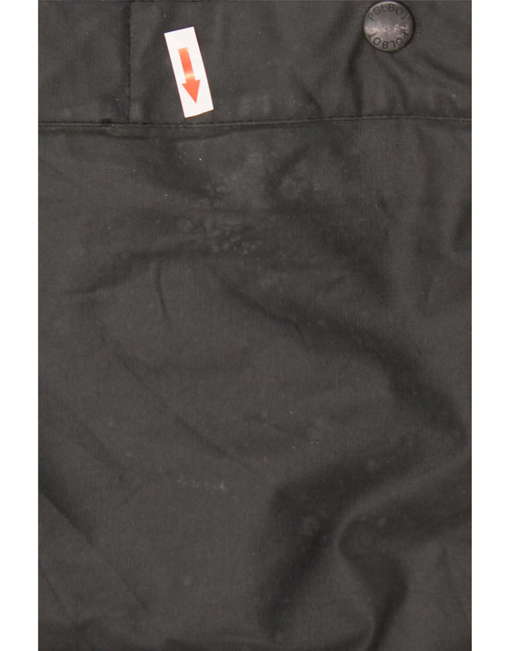 Polbot Mens Waxed Cotton Jacket UK 42 XL Black