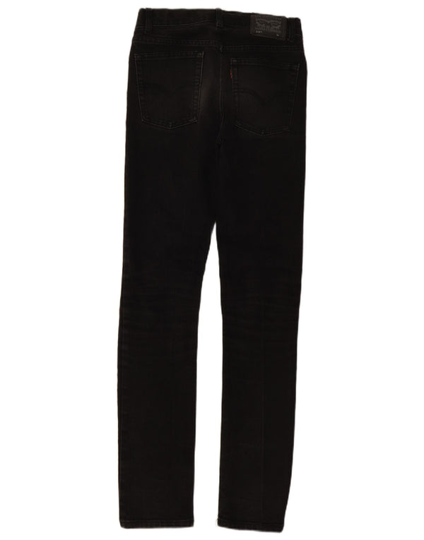 Levi's Boys 510 Skinny Jeans 15-16 Years W26 L31 Black Cotton