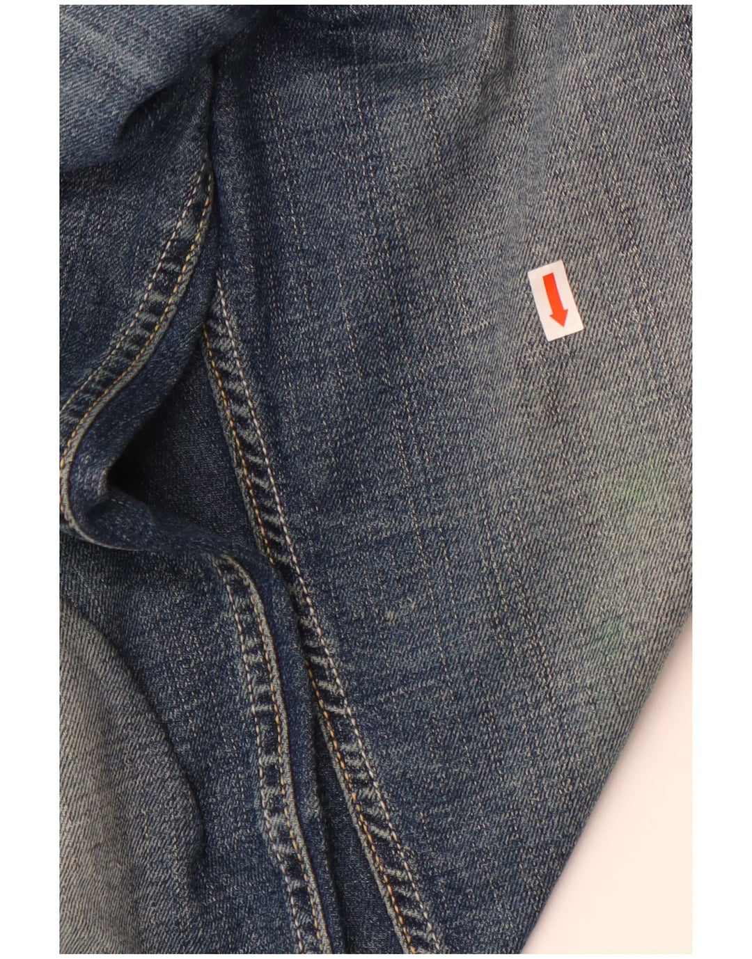 Diesel Womens Lowky Straight Jeans W26 L32 Navy Blue Cotton