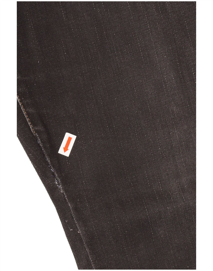 JUST CAVALLI Womens Straight Jeans W34 L27  Black Cotton