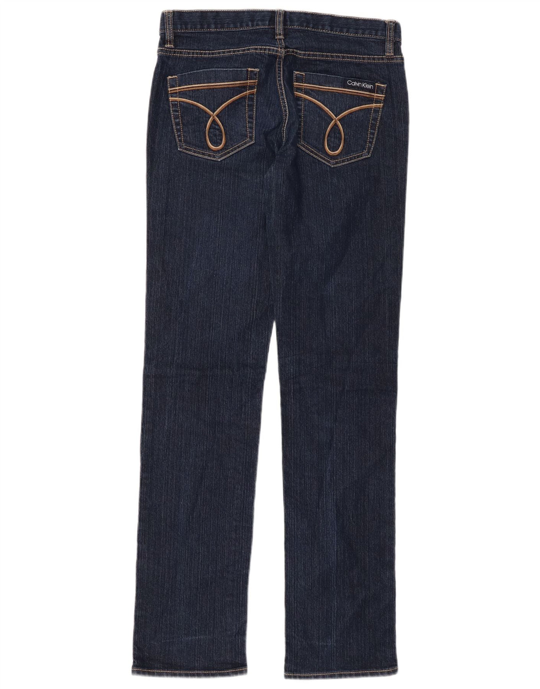 CALVIN KLEIN Womens Skinny Jeans US 2 XS W26 L31 Navy Blue Cotton