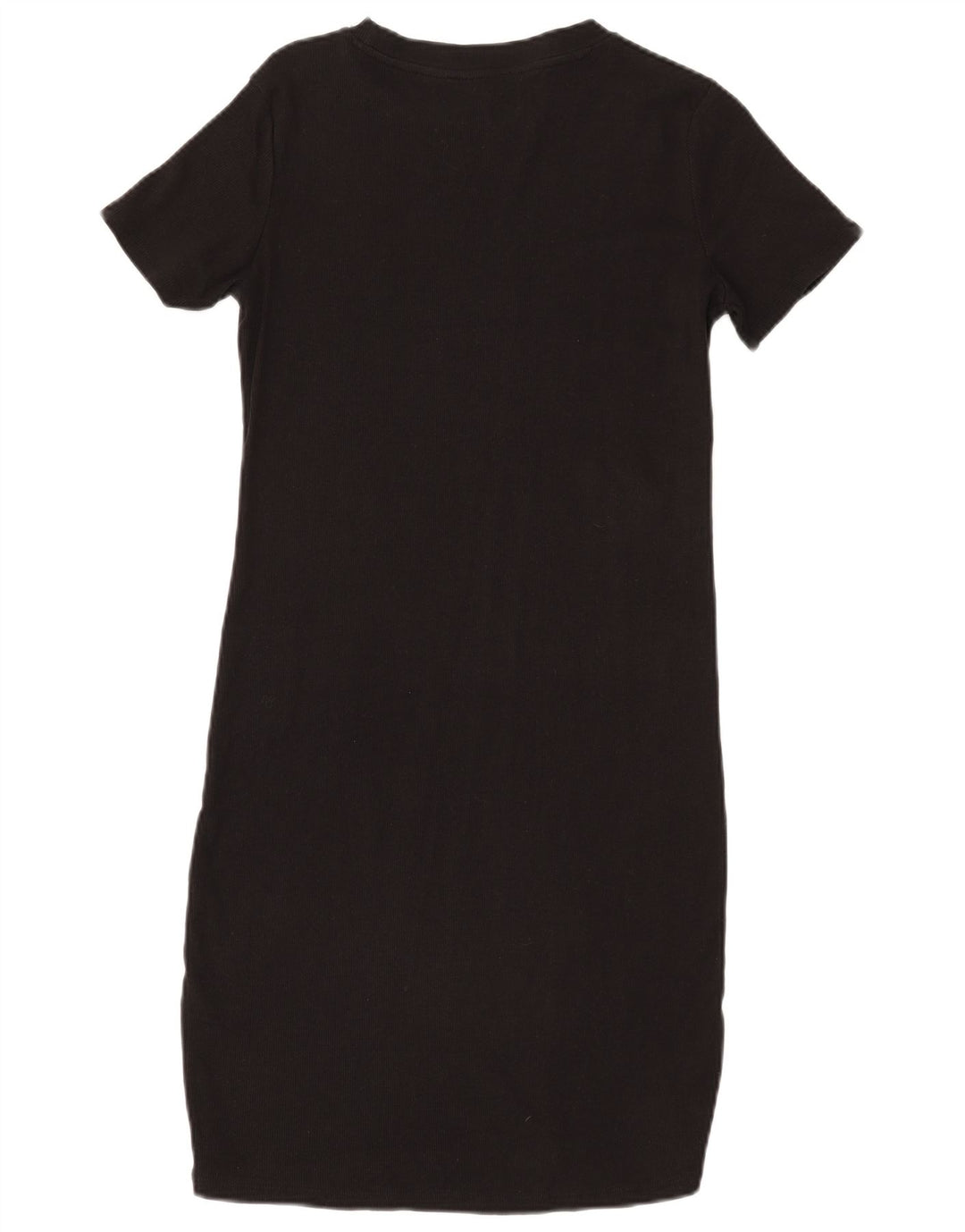 ZARA Womens Jumper Dress UK 14 Large Black Cotton