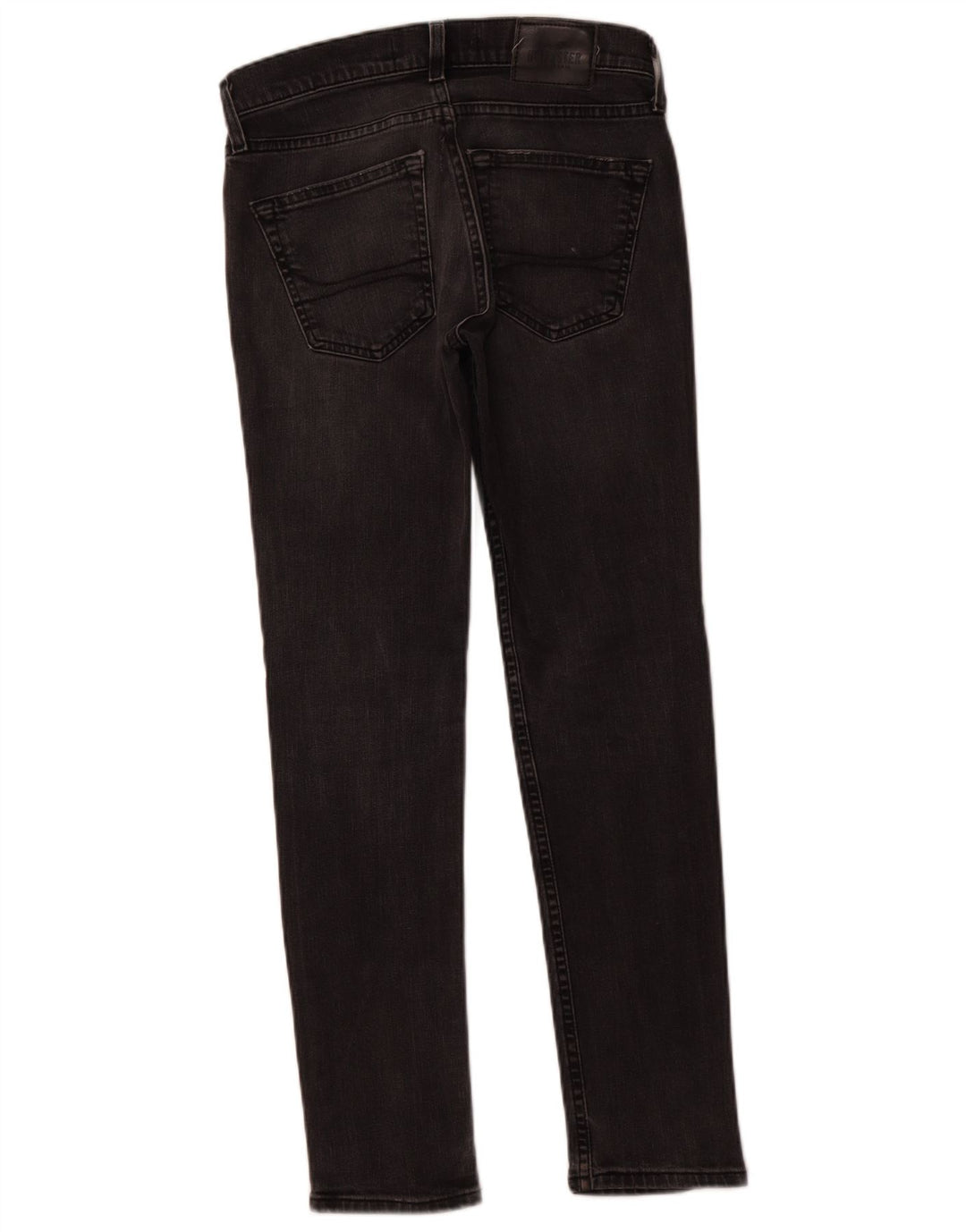 HOLLISTER Mens Skinny Jeans W28 L30 Black Cotton