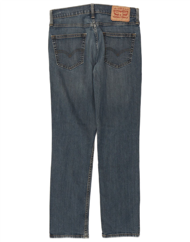 LEVI'S Womens 511 Slim Jeans W29 L30 Blue Cotton
