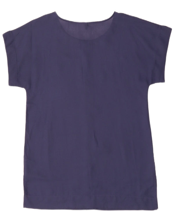 BENETTON Womens Tunic Dress UK 14 Medium Navy Blue