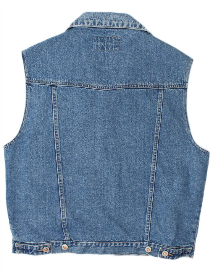 Jeanagers Womens Denim Gilet UK 18 XL Blue Cotton