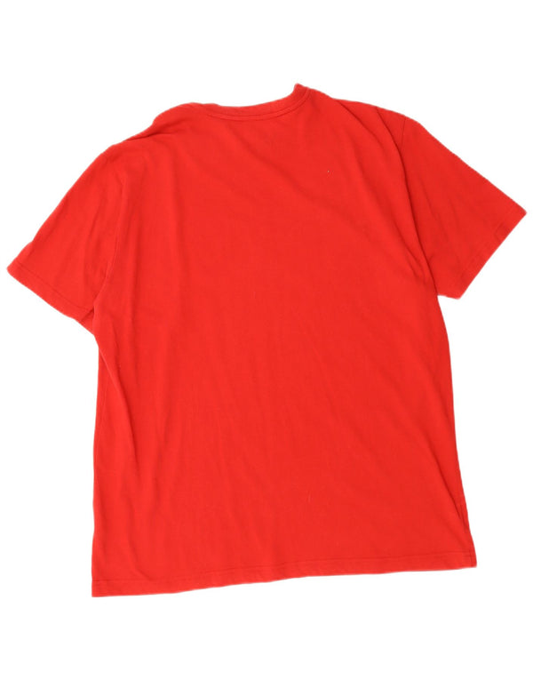 Nike Mens Dri Fit T-Shirt Top XL Red Cotton