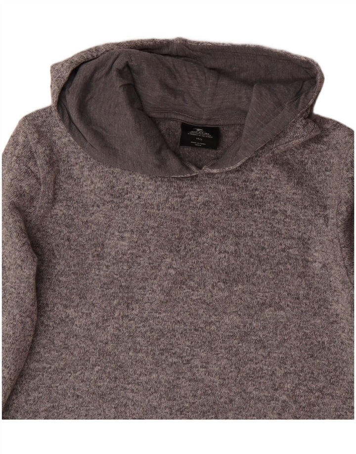 Rip Curl Womens Hoodie Jumper UK 14 Large Grey