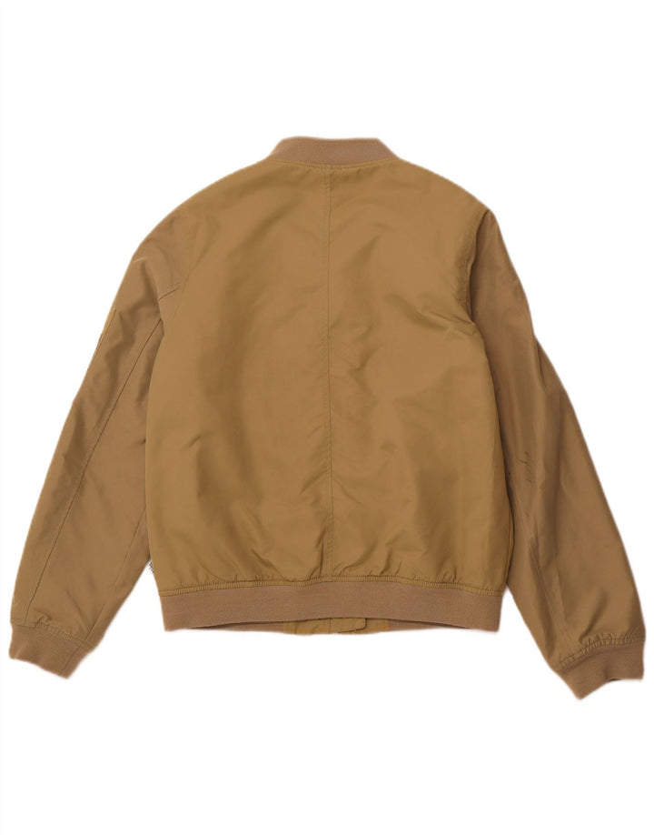 VANS Boys Bomber Jacket 12-13 Years Large Khaki Nylon