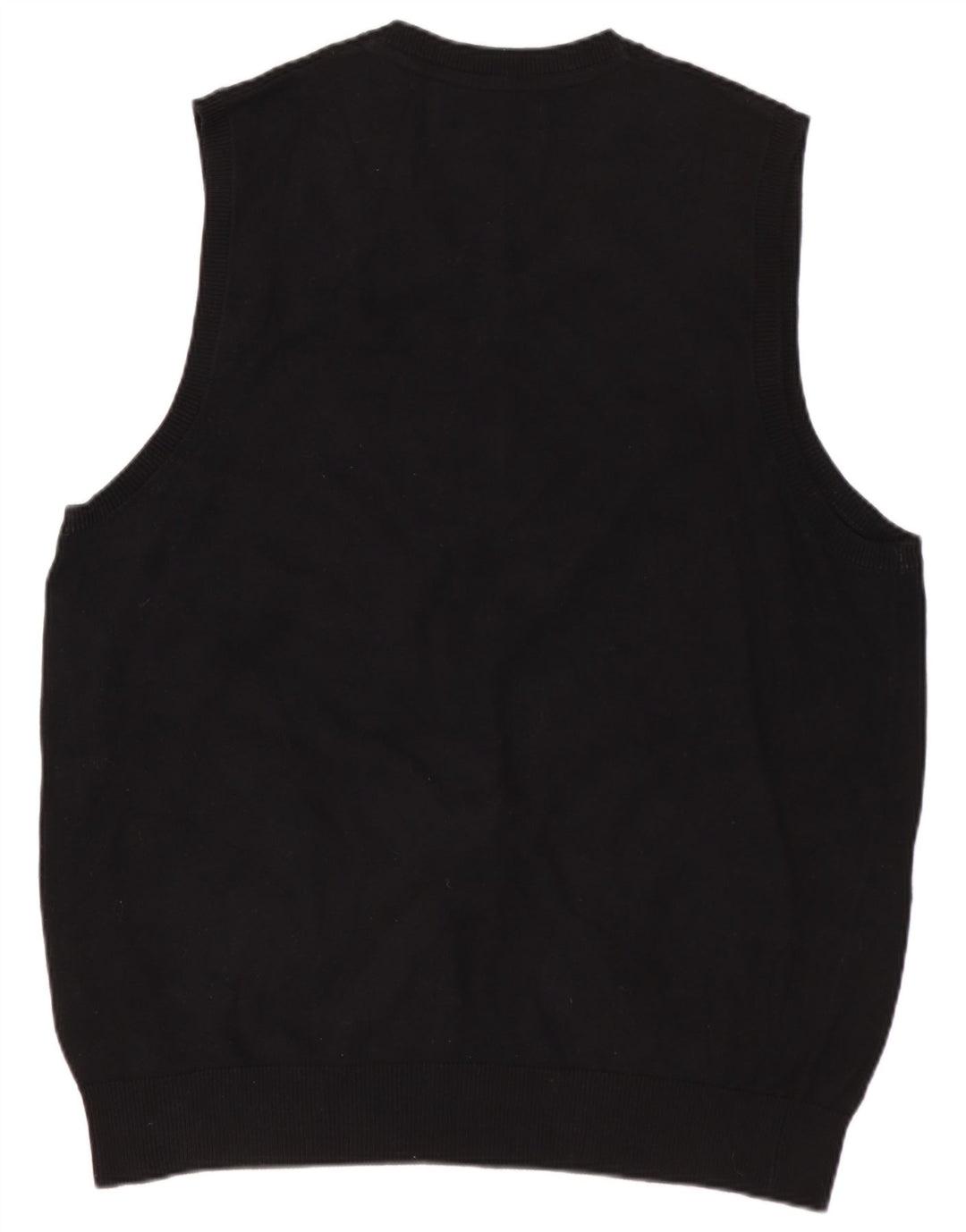 Marks & Spencer Mens Vest Tank Top Medium Black Cotton