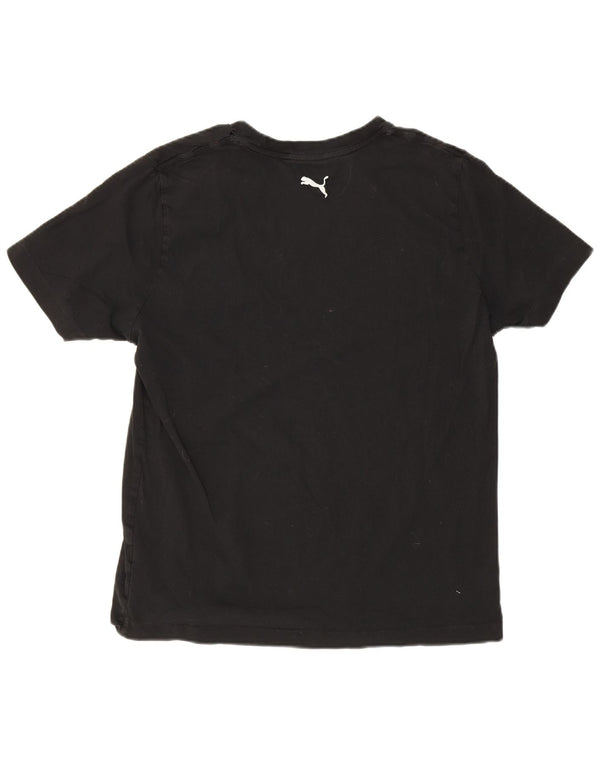 Puma Mens Graphic T-Shirt Top Large Black