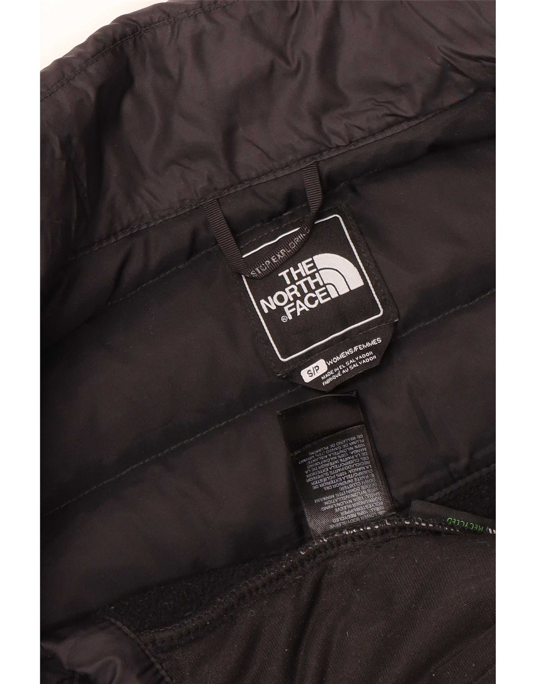 The North Face Womens Oversized Liner Padded Jacket UK 10 Small Black