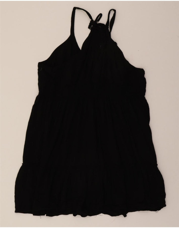 MOSSIMO Womens Halter Dress UK 20 2XL Black Vintage Mossimo and Second-Hand Mossimo from Messina Hembry 