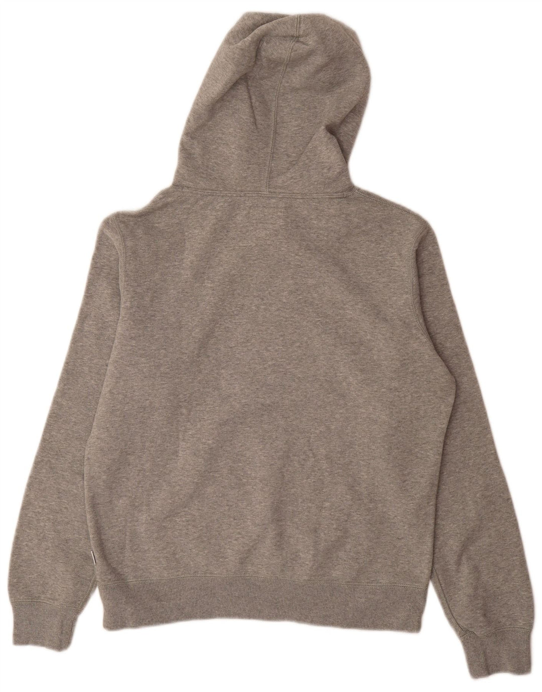 CONVERSE Womens Hoodie Jumper UK 16 Large Grey Cotton