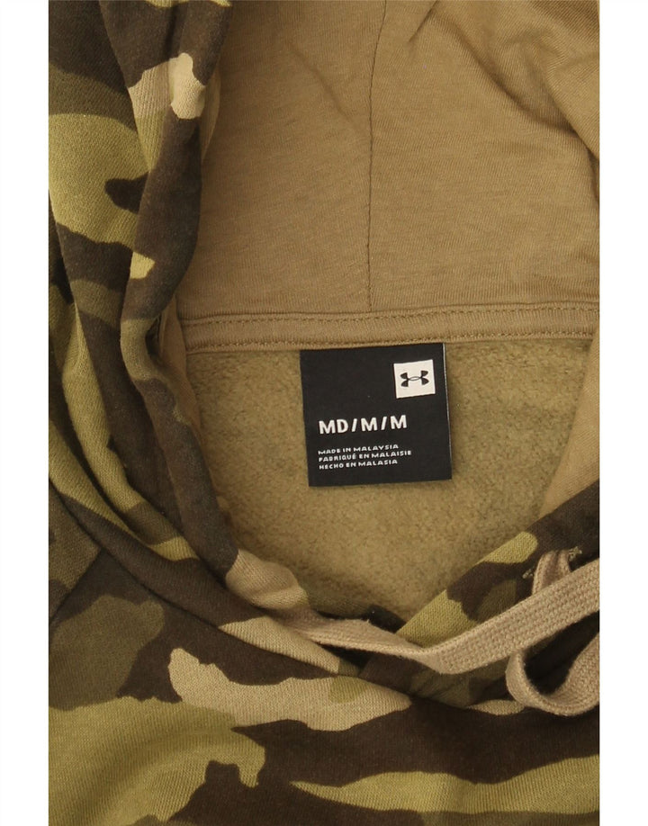 Under Armour Mens Hoodie Jumper Medium Khaki Camouflage