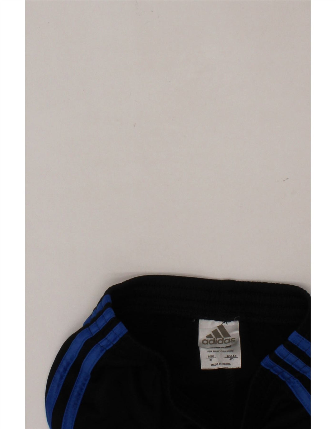 ADIDAS Boys Tracksuit Trousers Joggers 3-4 Years  Black Polyester