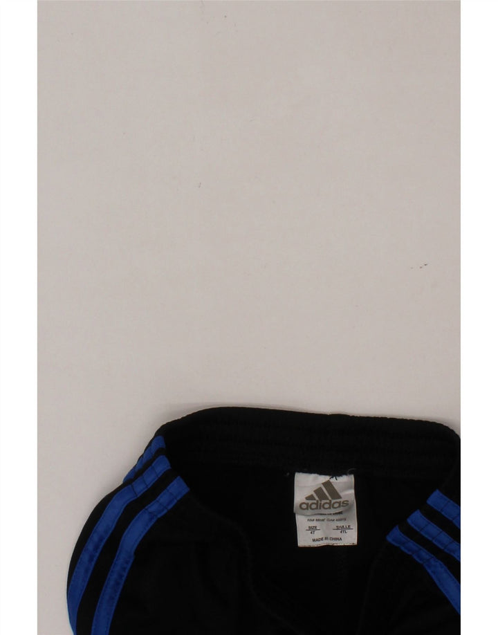 ADIDAS Boys Tracksuit Trousers Joggers 3-4 Years  Black Polyester