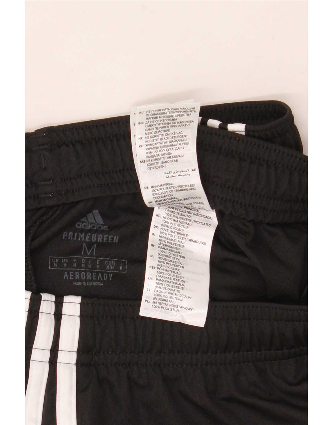Adidas Mens Aeroready Sport Shorts Medium Black Polyester