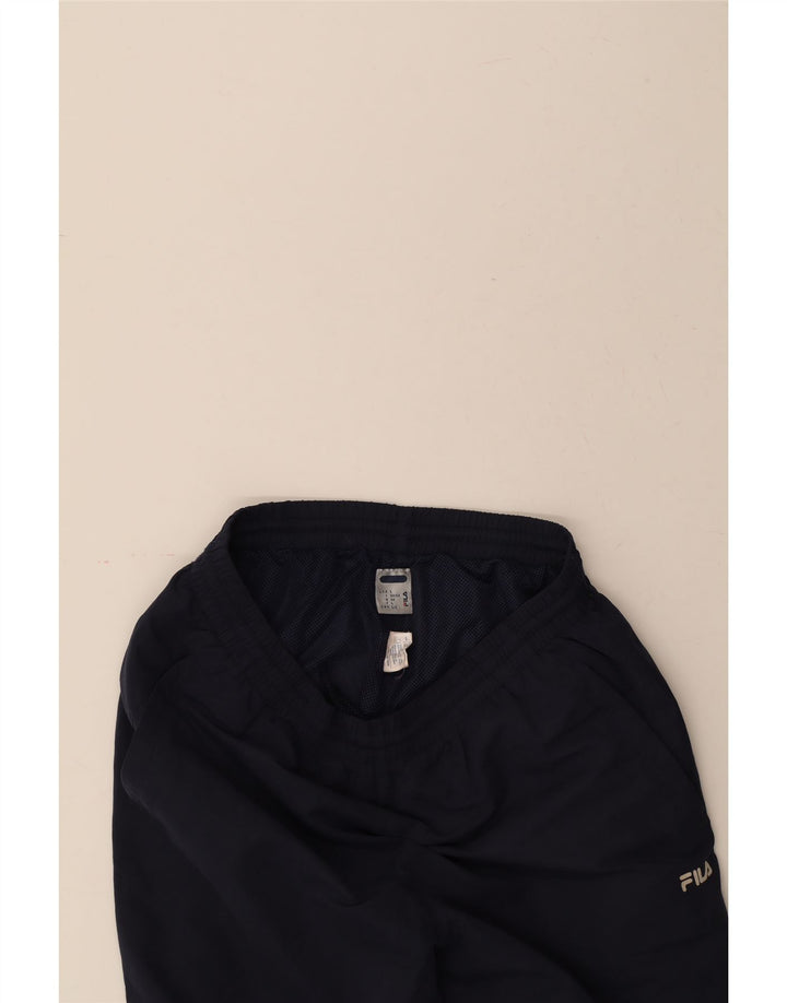 FILA Mens Tracksuit Trousers Large  Navy Blue Polyester Vintage Fila and Second-Hand Fila from Messina Hembry 