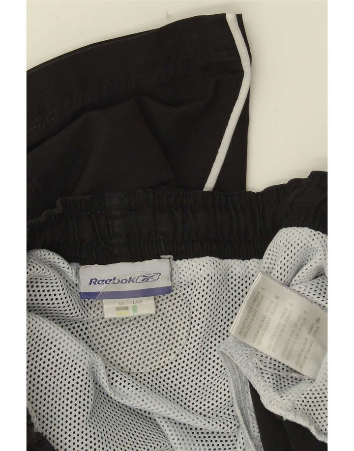 Reebok Mens Swimming Shorts Medium Black Polyester