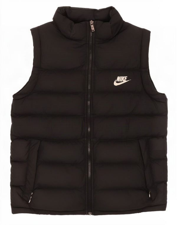 Nike Boys Padded Gilet 12-13 Years Large Black Polyester