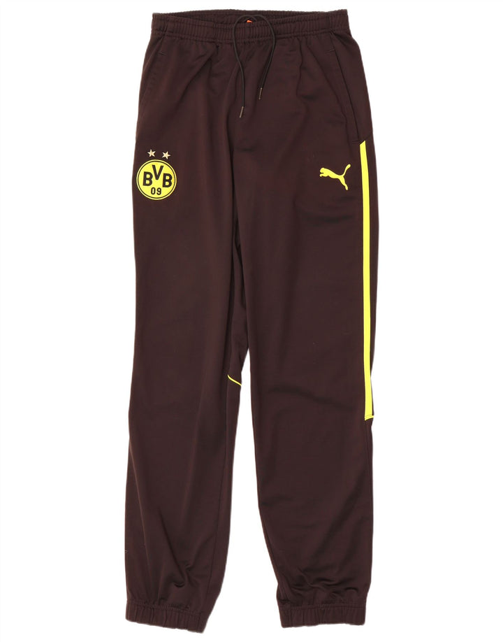 PUMA Mens BVB Dortmund Tracksuit Trousers Joggers Small Grey Colourblock
