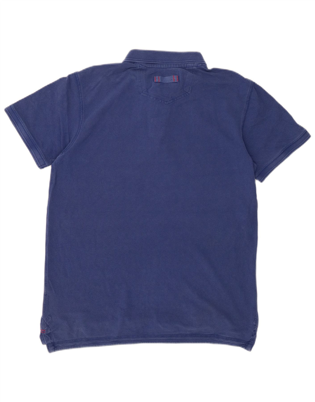 FAT FACE Mens Polo Shirt Medium Blue Cotton