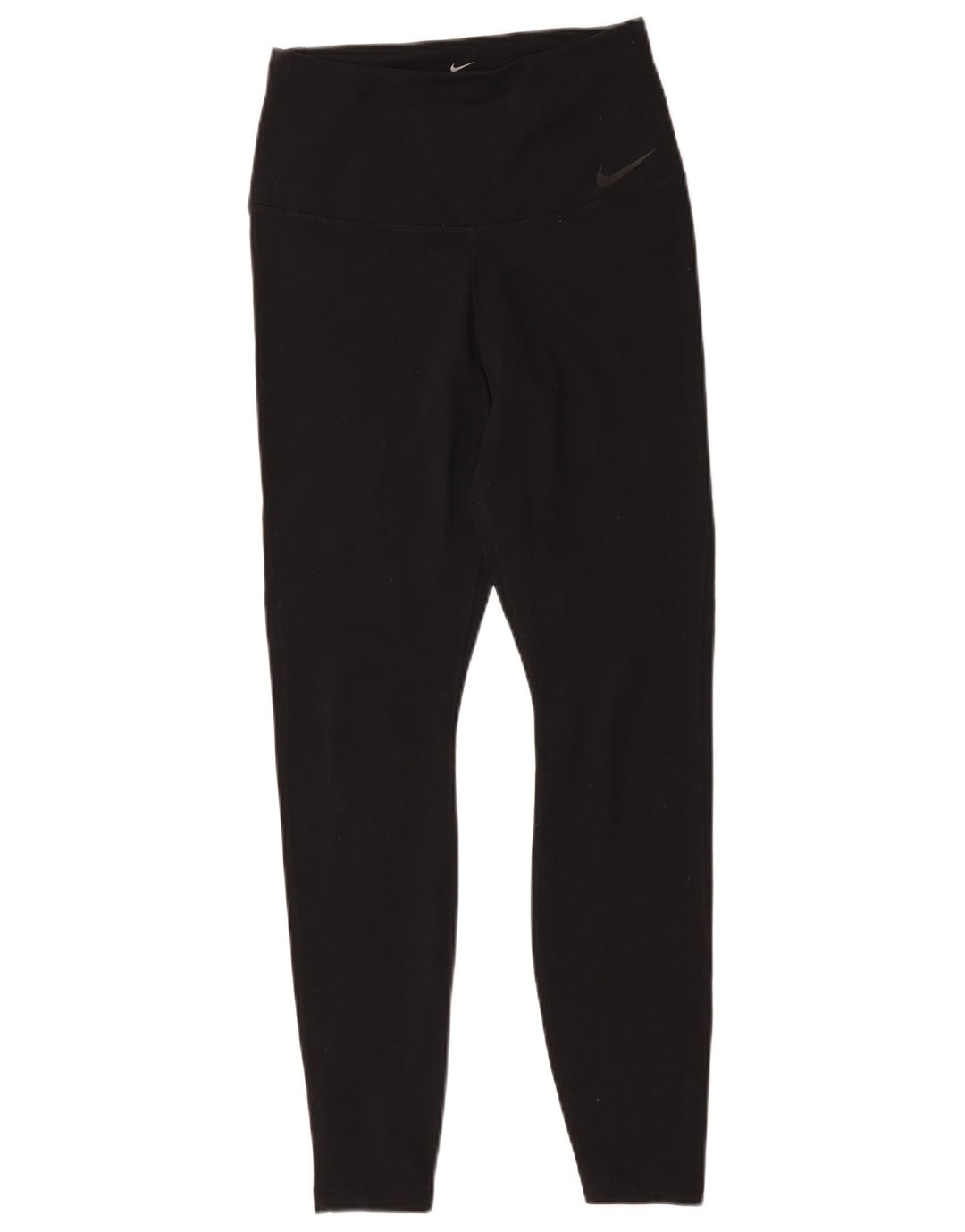 Nike Womens Dri Fit Leggings UK 12 Medium  Black Nylon