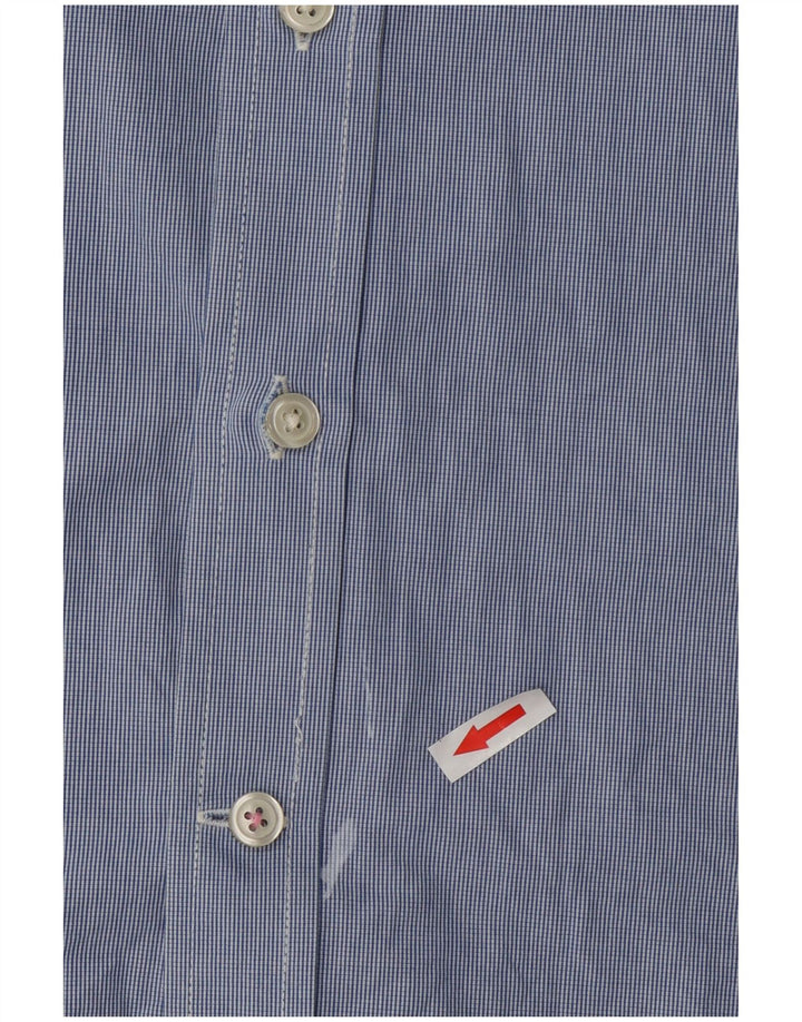 Superdry Mens Shirt Medium Blue Check Cotton