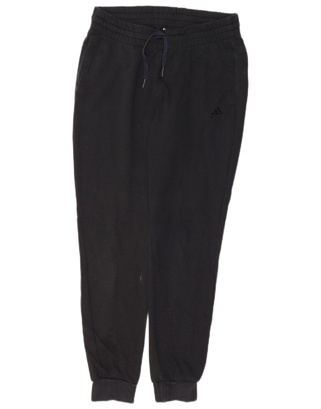 ADIDAS Womens Graphic Tracksuit Trousers Joggers UK 8/10 Small Black