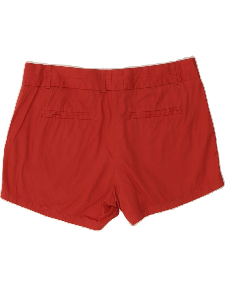 J. CREW Womens Broken In Chino Shorts US 6 Medium W32 Red Cotton Vintage J. Crew and Second-Hand J. Crew from Messina Hembry 