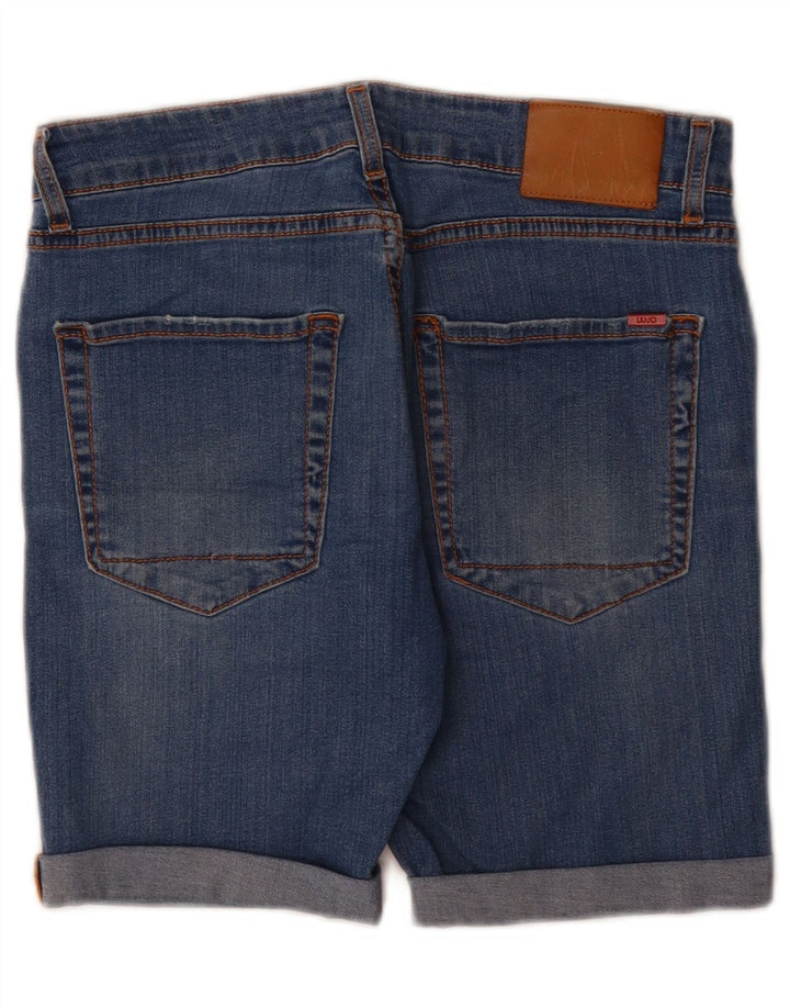 Liu Jo Womens Denim Shorts W28 Medium Blue