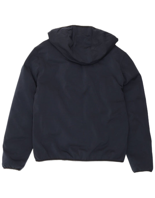 Ciesse Piumini Mens Hooded Padded Jacket UK 44 2XL Navy Blue Polyester