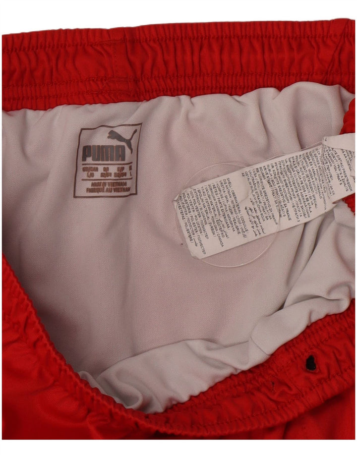Puma Mens Sport Shorts Large  Red Polyester