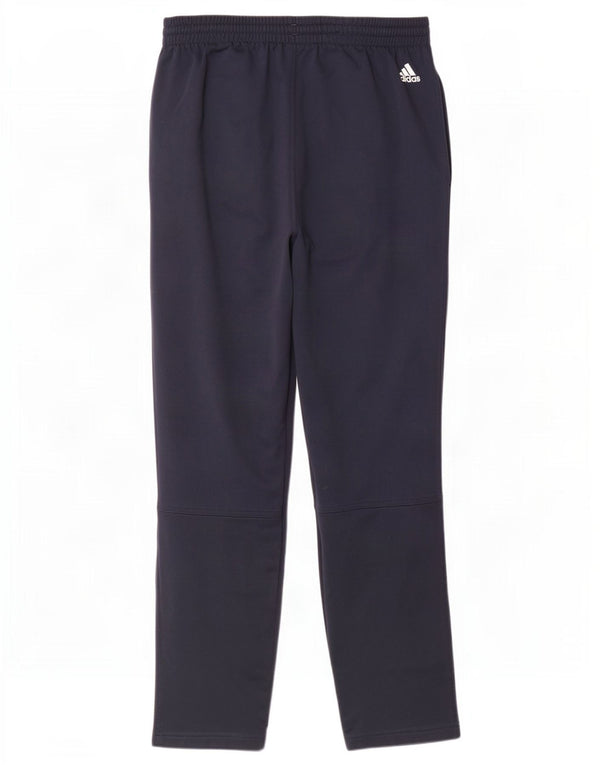Adidas Mens Tracksuit Trousers Medium Navy Blue Polyester