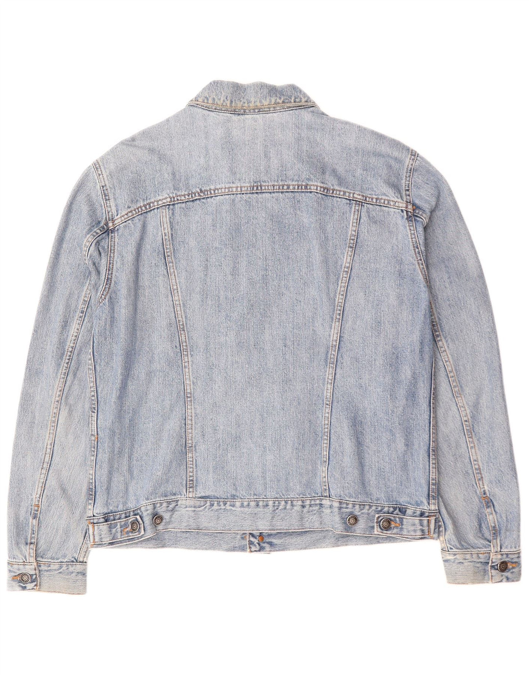 CARRERA Mens Denim Jacket UK 40 Large Blue Cotton